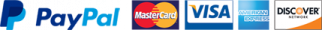 Secure payment: Visa, Mastercard, American Express, PayPal